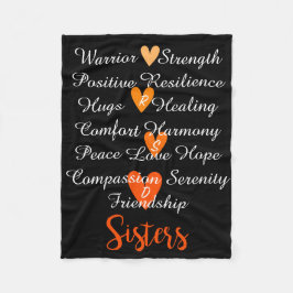 RSDの姉妹の断言総括的なblk フリースブランケット