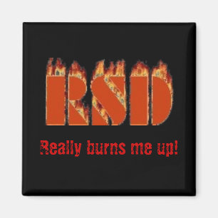 RSDは、実際に私を燃やします! マグネット