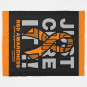 RSDを治すだけだ フリースブランケット (正面(横))