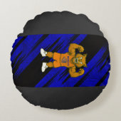 RSD山猫の強いスポーツ円枕 ラウンドクッション (正面)