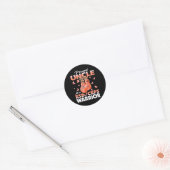 Rsd誇りを持った Crps戦士認識度ボクシングの伯父 ラウンドシール (封筒)