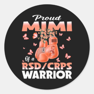 Rsd誇りを持った Crps戦士認識度ボクシングのMimi ラウンドシール