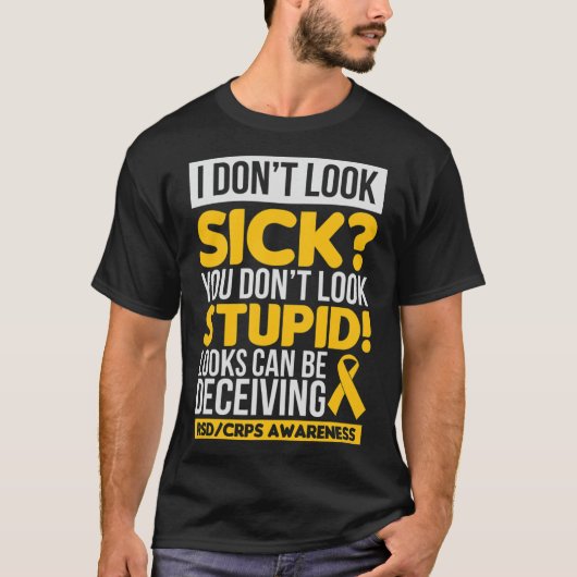 Rsd認識度Crps認識度ギフト Tシャツ (正面)