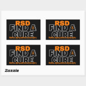 RSD/はっきりした..RSDを検索 長方形シール (シート)