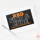 RSD/はっきりした..RSDを検索 長方形シール (封筒)