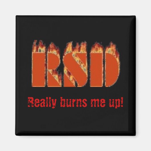 RSD、本当に火傷する! マグネット (正面)