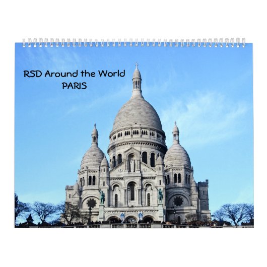 RSD Around The World Parisカレンダー カレンダー (カバー)