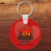 RSD/CRPSがMeハートを所有しない キーホルダー (正面)