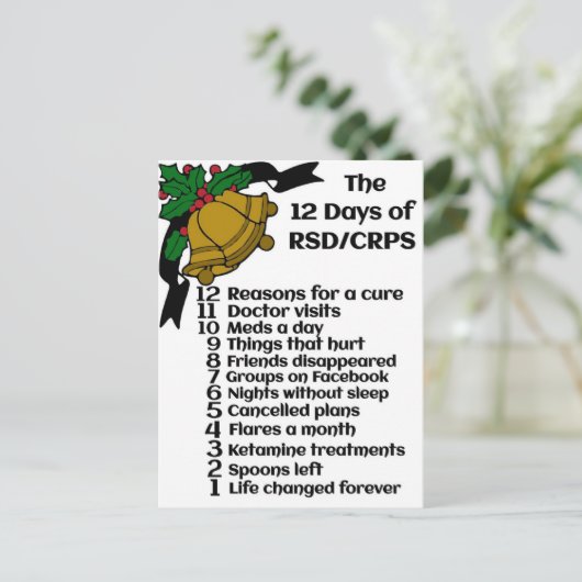 RSD/CRPSの12日間 ポストカード (スタンド正面)