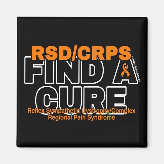 RSD/CRPSはっきりしたの治療を見つける マグネット (正面)