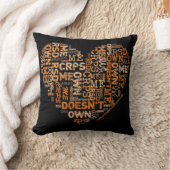 RSD/CRPSは私をハートの枕所有しません クッション (ブランケット)