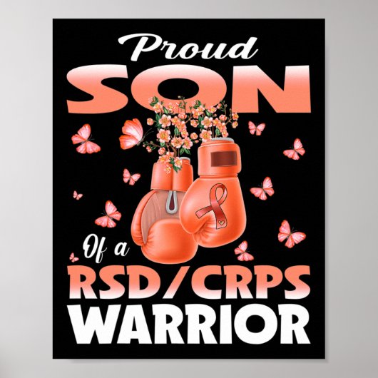RSD CRPS戦士の息子であることを誇りに思う ボクシングG ポスター (正面)