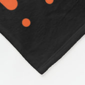 Rsd Crps戦士オレンジリボンまだ微笑むCrps フリースブランケット (角)