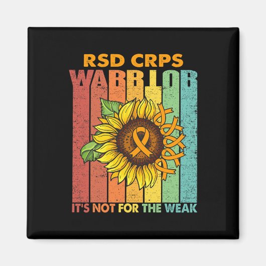 Rsd Crps戦士 弱い人には耐えられない マグネット (正面)