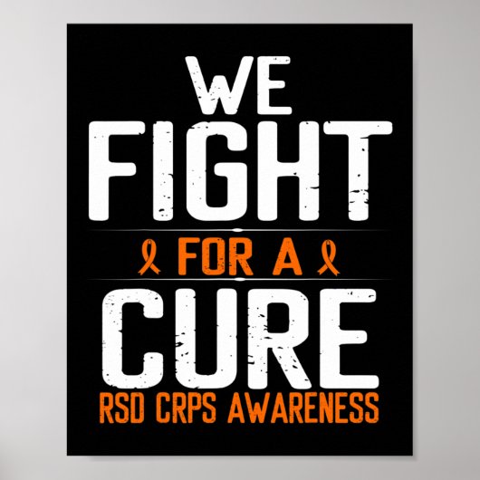 Rsd Crps認識度が治療の生存者オランのために闘う ポスター (正面)