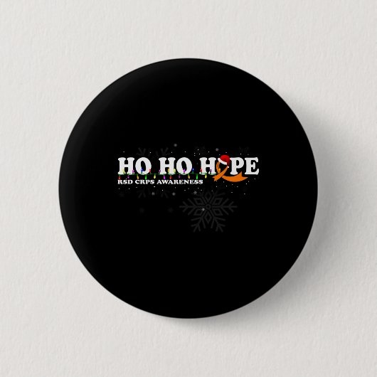 Rsd Crps認識度クリスマスウィッシュ 缶バッジ (正面)