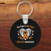 RSD CRPS認識度彼女の戦いオレンジリボン複合体 キーホルダー (正面)