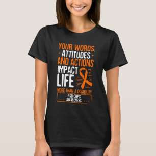 RSD CRPS認識度月日戦闘士生存者 Tシャツ