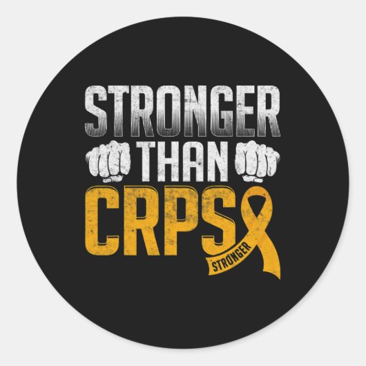 RSD CRPS認識度複合地域疼痛症候群 ラウンドシール (正面)