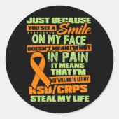 RSD CRPS認識度 ラウンドシール (正面)