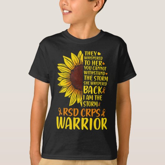 RSD CRPS ノベルティ コンプレックスリージョナルペイン症候群 Tシャツ (正面)