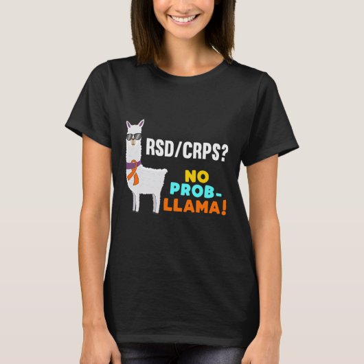 RSD CRPS 戦士 サバイバー アウェアネス ライラックなし問題 Tシャツ (正面)