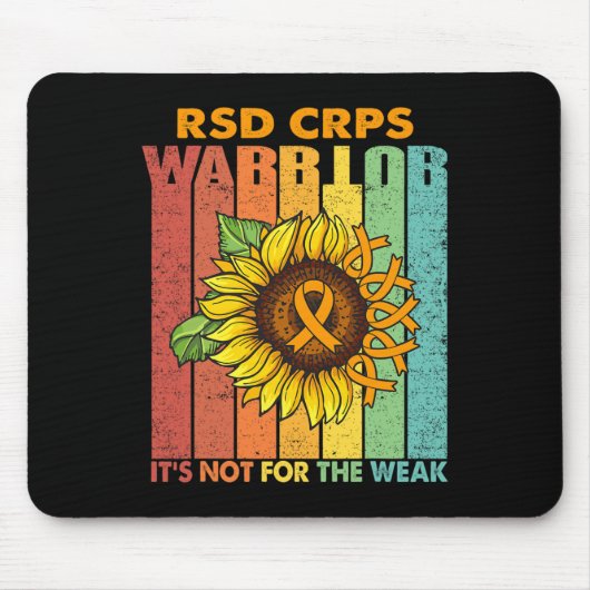 RSD CRPS 戦士 弱い人には耐えられません マウスパッド (正面)