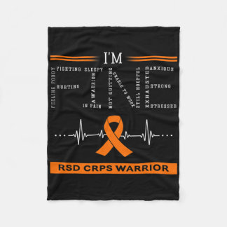 RSD CRPS 戦士 私は大丈夫 フリースブランケット