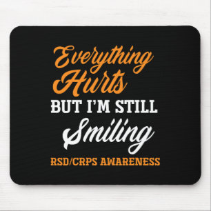 Rsd Crps Awarenがまだ微笑んでいる時に何もかも痛む マウスパッド