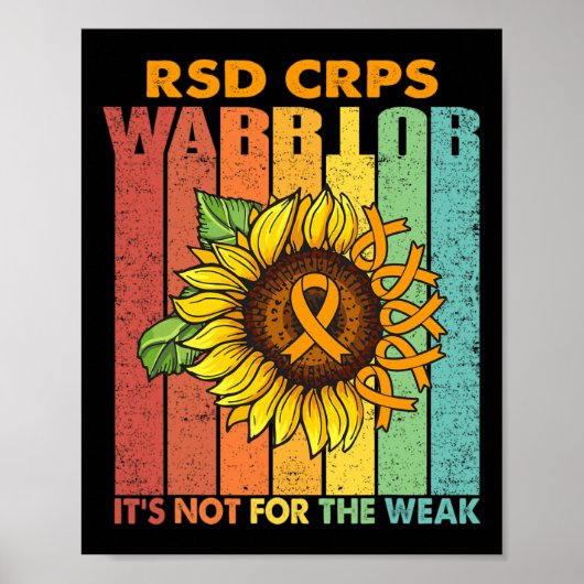 Rsd Crps Warrior It's Not For The Weak  ポスター (正面)