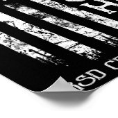 Rsd Crps Warrior Us Flag  ポスター (角)