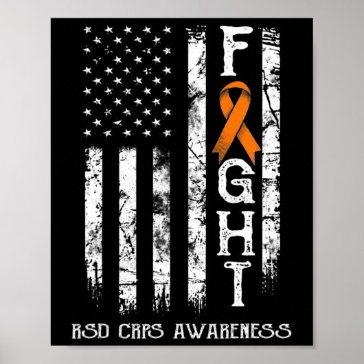 Rsd Crps Warrior Us Flag  ポスター (正面)