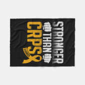 RsdCrps認識度複合地域疼痛症候群 フリースブランケット (正面(横))