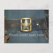 RSFの赤軍の士官のベルト ポストカード (正面)