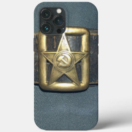 RSFの赤軍の士官のベルト iPhone 13 PRO MAXケース