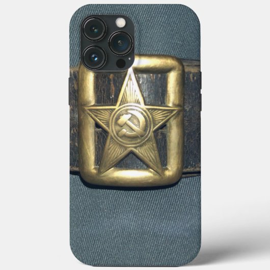 RSFの赤軍の士官のベルト Case-Mate iPhoneケース (裏面)