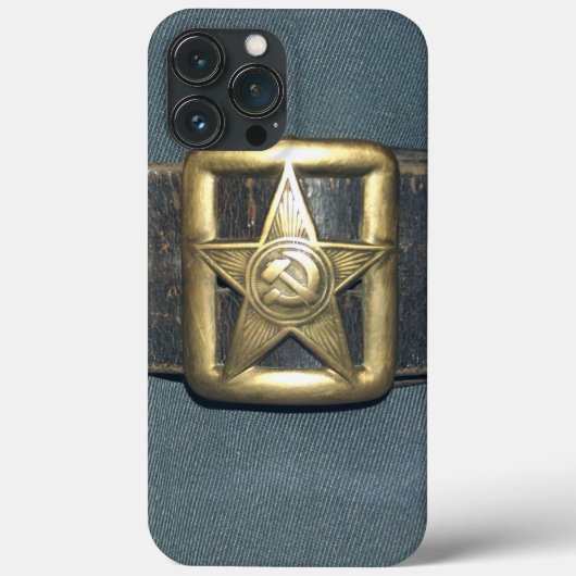 RSFの赤軍の士官のベルト Case-Mate iPhoneケース (裏面)