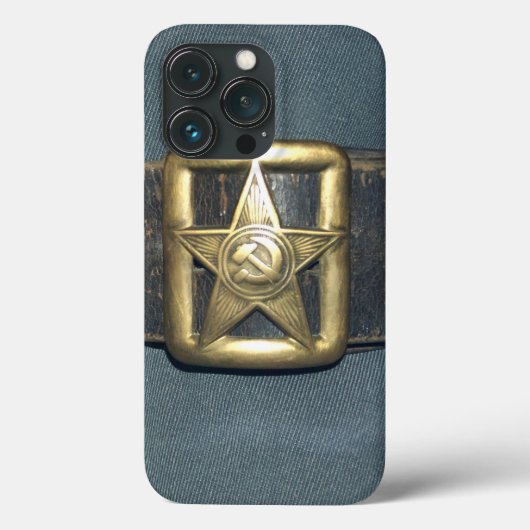 RSFの赤軍の士官のベルト Case-Mate iPhoneケース (裏面)