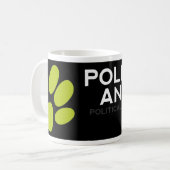 RSPCAの政治動物のマグ コーヒーマグカップ (正面左)