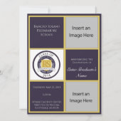 RSPS -卒業届（写真） 招待状 (正面)