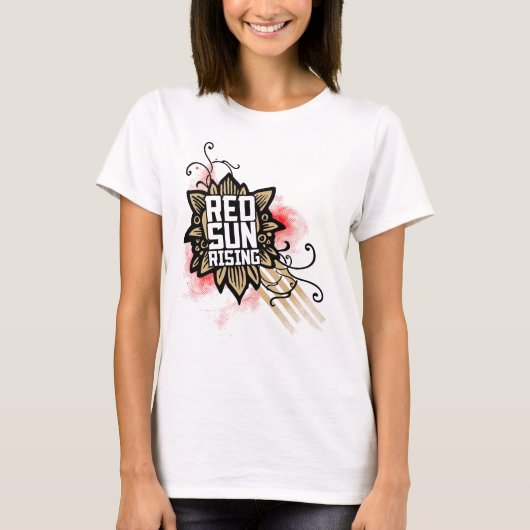 RSRの女の子の花 Tシャツ (正面)