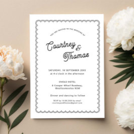 RSVPでミニマシンプルリストと縁どを拡張 招待状