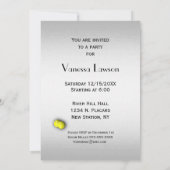 RSVPによるテニス誕生日パーティーへの招待 招待状 (裏面)