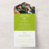 RSVPによる結婚第1回perdot記念撮影 オールインワン招待状 (内側)