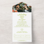 RSVPによる結婚第1回perdot記念撮影 オールインワン招待状 (内側)