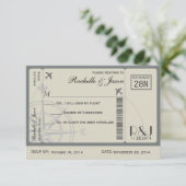 RSVPのチケット航空会社 出欠カード (スタンド正面)