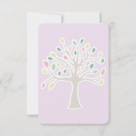 RSVPのバーのバルミツワーの応答カード 出欠カード