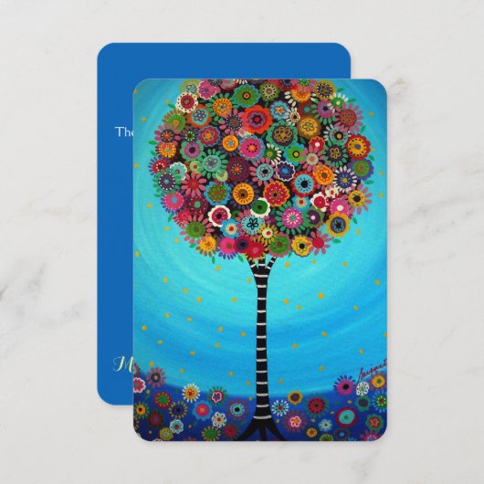 RSVPのバーのバルミツワーの応答カード 出欠カード (正面/裏面)