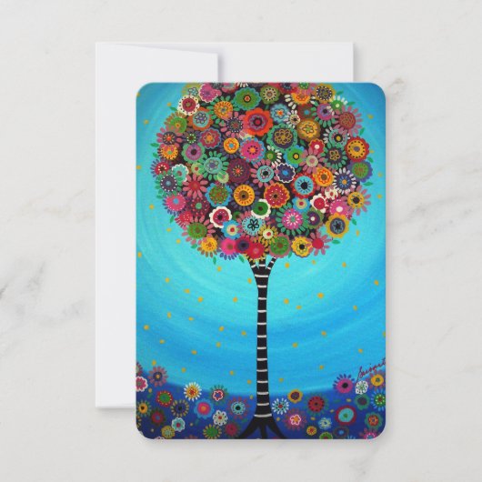 RSVPのバーのバルミツワーの応答カード 出欠カード (正面)