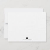 RSVPの応答カードを結婚する緑のビーズのボーダー 出欠カード (裏面)